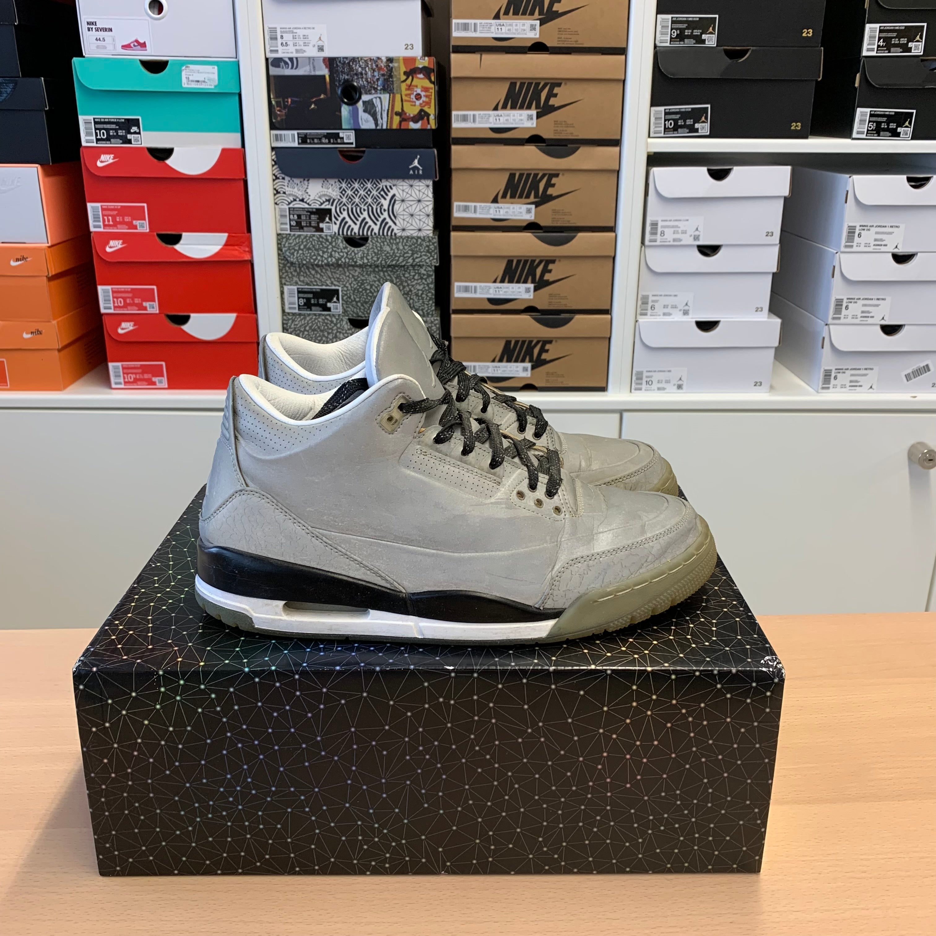 Air jordan best sale 5lab3 silver