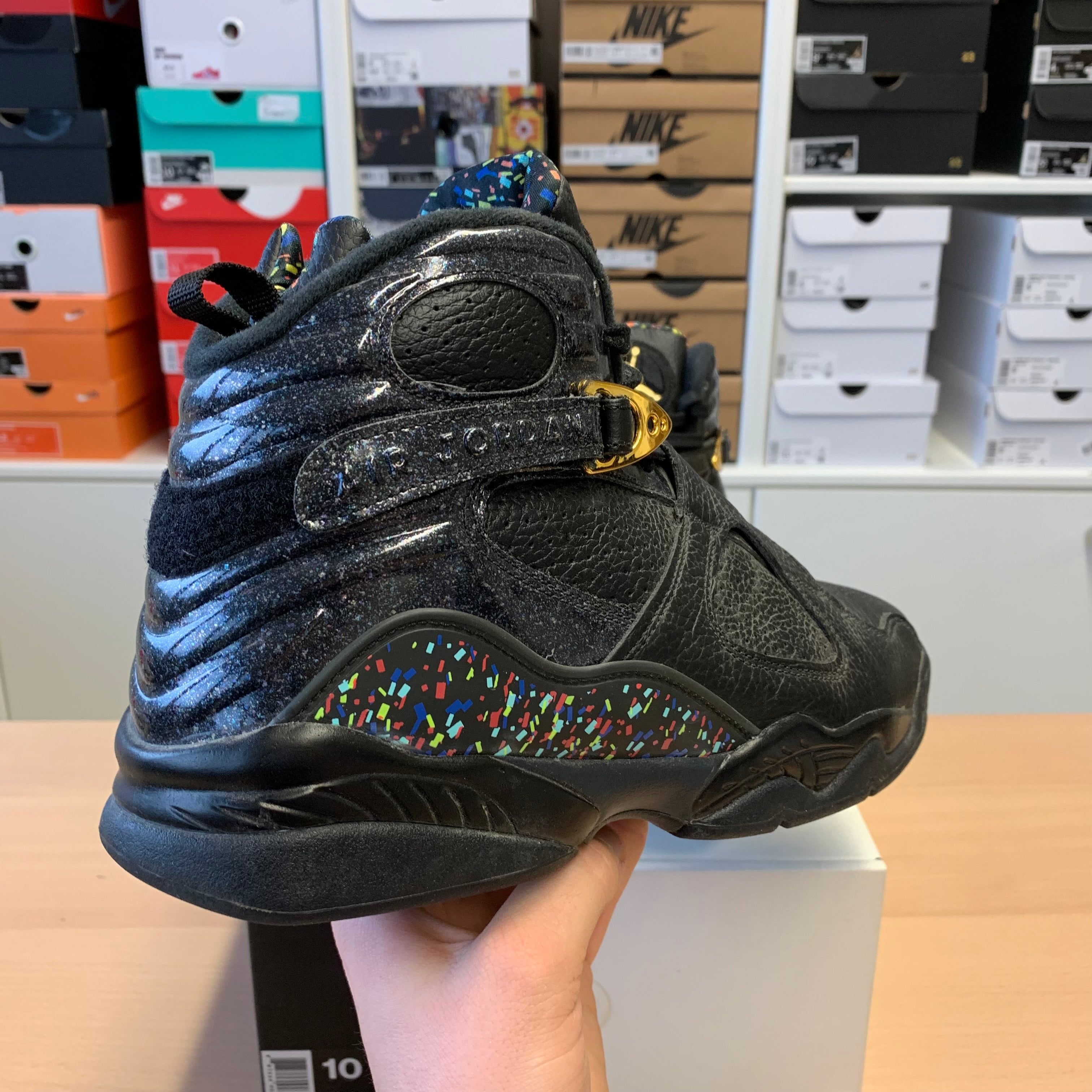 Jordan retro best sale 8 confetti